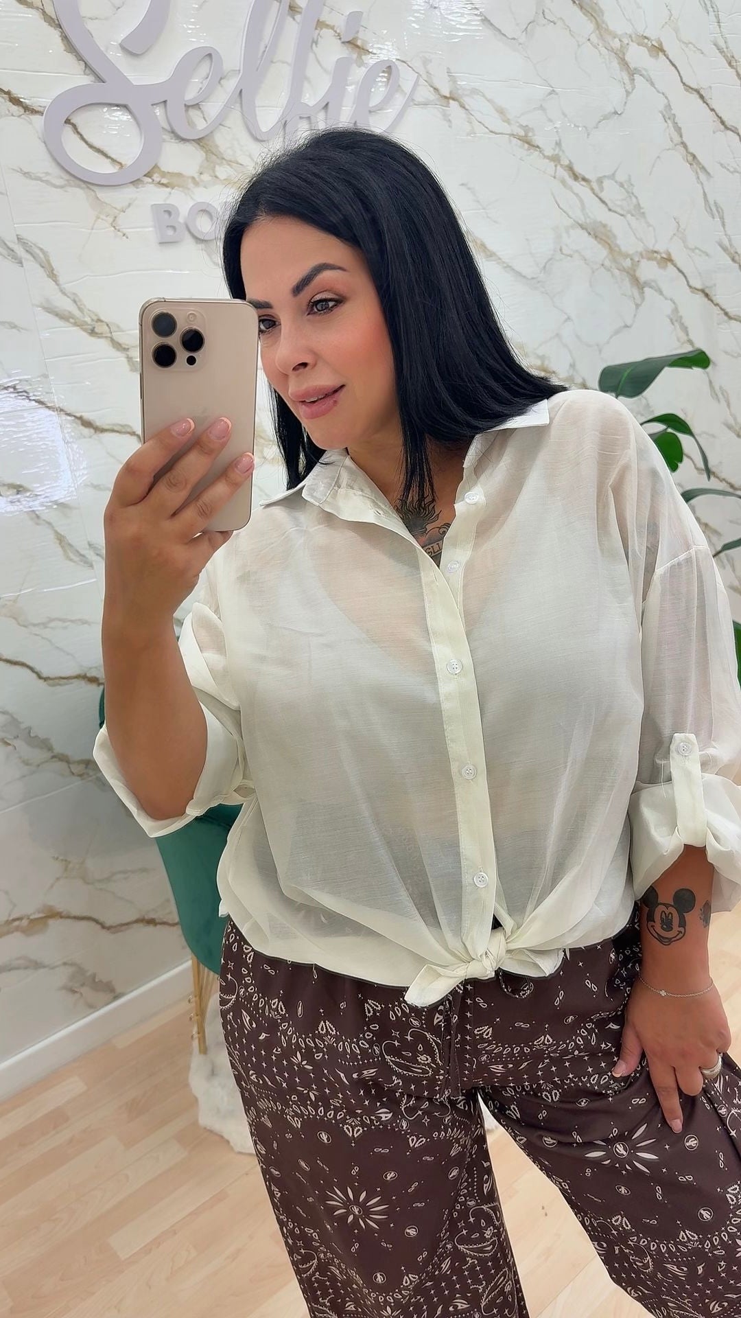 Camicia SemiTrasparente