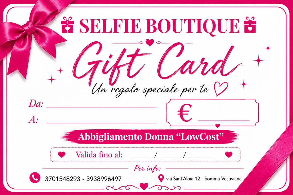 Gift Card by Selfie Boutique